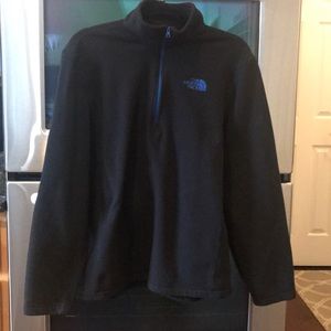 North Face Men’s M quarter-zip fleece-black
